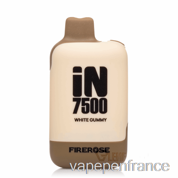 Firerose Dans 7500 Stylo Vape Gommeux Blanc Jetable